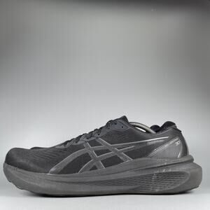 Asics Gel-Kayano 30 Men's Size 13 Black Lace-Up Running Shoes Athletic Sneakers